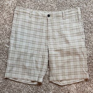 Tommy Bahama Beige Checkered Men's Shorts